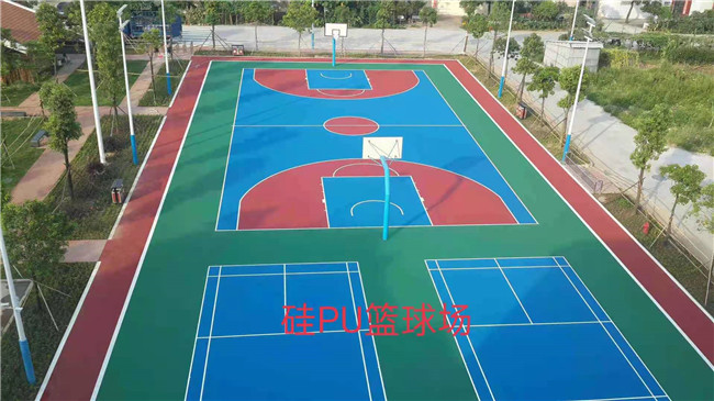 硅PU籃球場(chǎng)